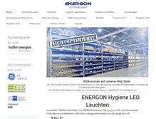 Tablet Screenshot of energon-systems.de